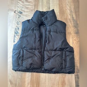 M black fashion nova puffer vest